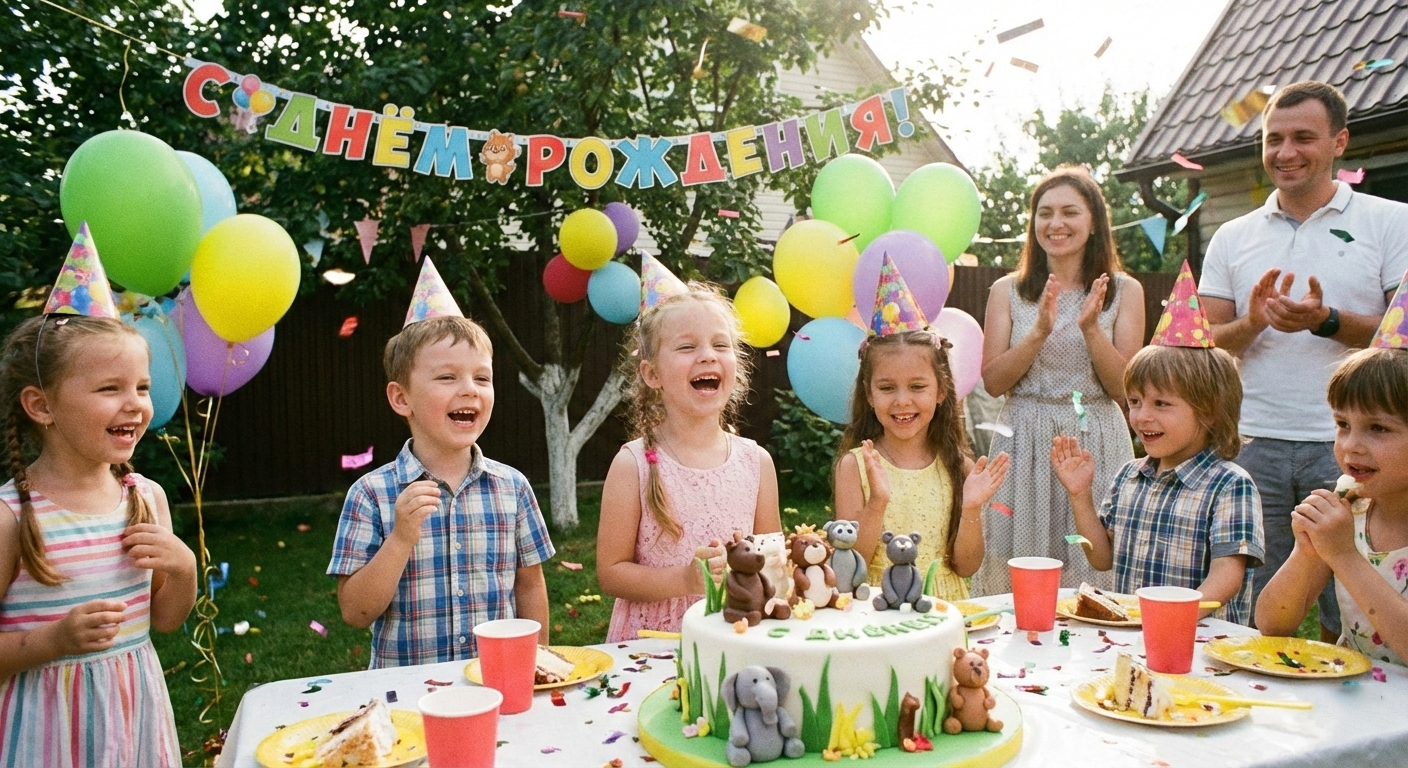 Детский День Рождения - пример проведения мероприятия