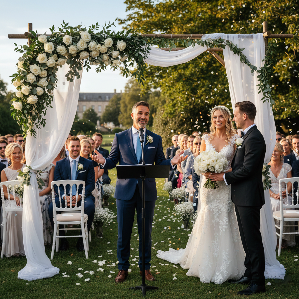 Свадебная церемония - пример проведения мероприятия