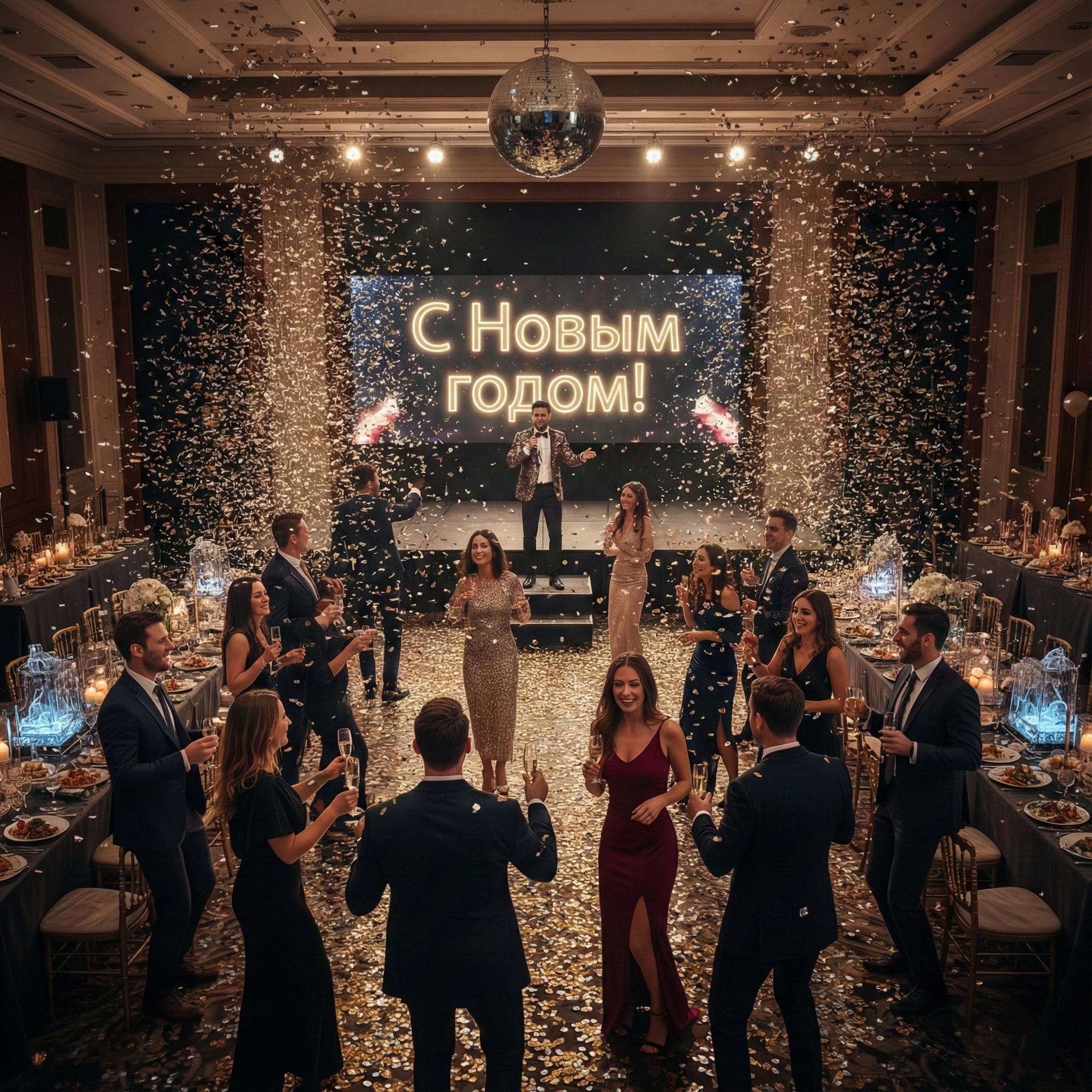Корпоративный Новый Год - пример проведения мероприятия