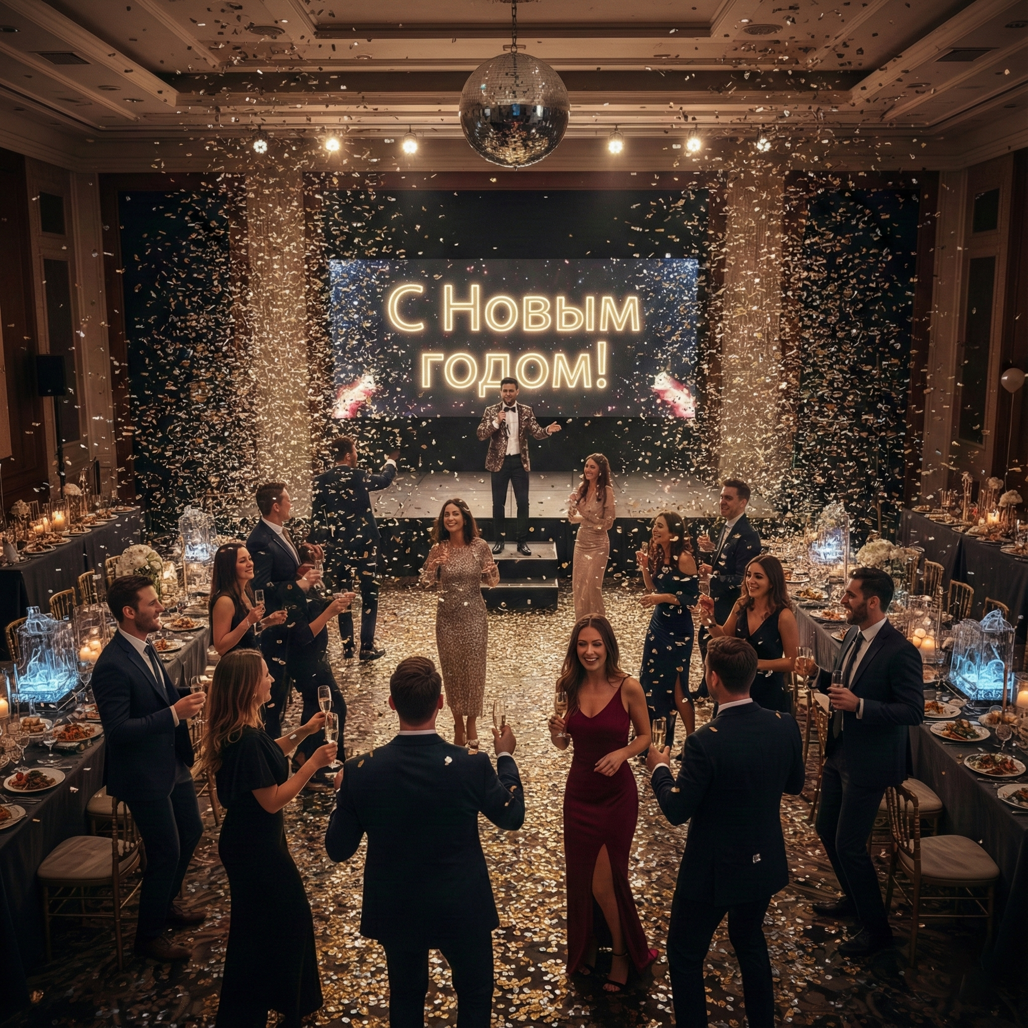 Корпоративный Новый Год - пример проведения мероприятия